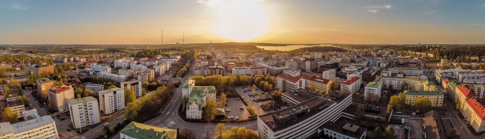 Aerial view of Lahti